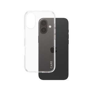 Husa pentru iPhone 16, PanzerGlass, CARE Flagship Urban Combat, Anti-Soc 4.8m, Anti-Ingalbenire, Design Slim, Compatibila MagSafe, Transparenta