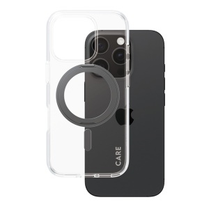 Husa pentru iPhone 16 Pro, PanzerGlass, MagSafe Kickstand si Protectie Camera, Margini Intarite Anti-Soc, Design Slim, Transparent