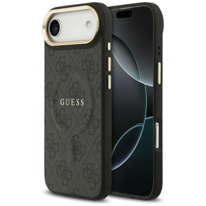 Husa pentru iPhone 17 Air, Guess, Hardcase 4G Classic MagSafe, Negru