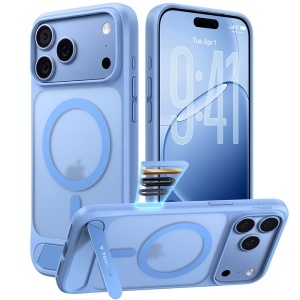 Husa pentru iPhone 18 Pro Max / iPhone 17 Pro Max - Torras Ostand L1 Guardian - Blue