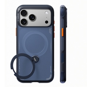Husa pentru iPhone 18 Pro Max / iPhone 17 Pro Max - Torras Ostand Q3 Air Series - Deep Blue