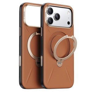 Husa pentru iPhone 18 Pro Max / iPhone 17 Pro Max - Torras QPRO Leather Series - Brown
