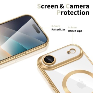 Husa pentru iPhone Air, SKYDDAR INNOVATION, Luxury Shield Magsafe, Protectie Antisoc, set cu sticker, Verde deschis - Img 3
