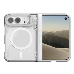 Husa pentru iPhone Duo - Nillkin Iceblade Prop Magnetic (with Transparent Black Lens Cover) - Gray