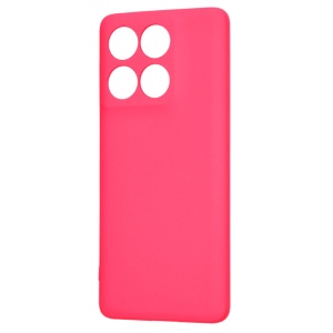 Husa pentru Motorola Edge 60 Fusion, SKYDDAR INNOVATION, din Silicon Catifelat, SoftElegance , Fucsia, set cu sticker - Img 4