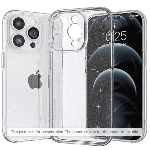 Husa pentru Motorola Edge 60, SKYDDAR INNOVATION, SparkleSkin din Silicon TPU cu Sclipici, Design Elegant, set cu sticker, Transparenta