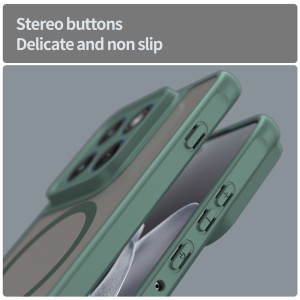 Husa pentru Motorola Edge 70, SKYDDAR INNOVATION, HaloFrost MagSafe II, Antisoc, set cu sticker, Verde - Img 5