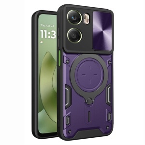 Husa pentru Motorola Moto G06, SKYDDAR INNOVATION, CamGuard Pro, Inel Magnetic, Protectie Camera, set cu sticker, Mov