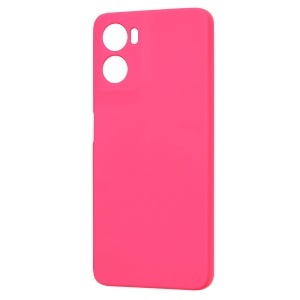 Husa pentru Motorola Moto G06, SKYDDAR INNOVATION, din Silicon Catifelat, SoftElegance, set cu sticker, Fucsia - Img 4