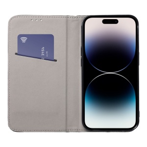 Husa pentru Motorola Moto G75 tip carte, SKYDDAR INNOVATION, cu Portofel Interior, Protectie la socuri, smart magneto, Verde, set cu sticker - Img 6