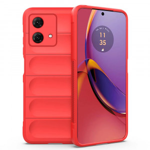 Husa pentru Motorola Moto G84 eleganta, din silicon mat, SKDR Vogue - Rosu