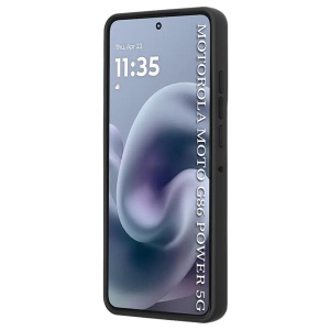 Husa pentru Motorola Moto G86 Power, SKYDDAR INNOVATION, Glinth cu Inel Rotativ 360° Magnetic, set cu sticker, Negru  - Img 6