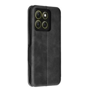 Husa pentru Motorola Moto G86, SKYDDAR INNOVATION, Safe Wallet tip carte din Piele Ecologica, Suport Carduri, Inchidere Magnetica, set cu sticker, Negru - Img 5
