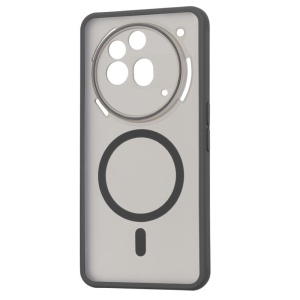 Husa pentru Nothing Phone (3a) Pro, SKYDDAR INNOVATION, Frosted MagSafe, Antisoc, set cu sticker, Negru - Img 4
