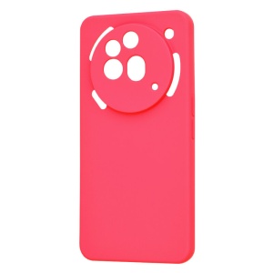 Husa pentru Nothing Phone (3a) Pro, SKYDDAR INNOVATION, SoftElegance din Silicon Catifelat, set cu sticker, Fucsia - Img 4