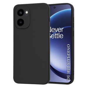 Husa pentru OnePlus 15R, SKYDDAR INNOVATION, din Silicon Catifelat, SoftElegance, set cu sticker, Negru