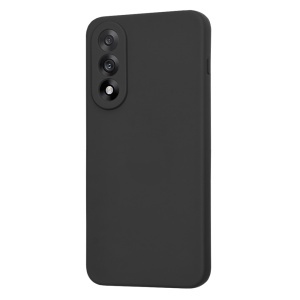 Husa pentru OnePlus Nord 5, SKYDDAR INNOVATION, din Silicon Catifelat, SoftElegance, set cu sticker, Negru - Img 3