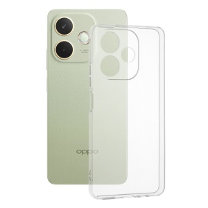 Husa pentru Oppo A5 Pro 5G, SKYDDAR INNOVATION, ClearGuard, din silicon transparent, Transparenta, set cu sticker