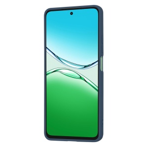 Husa pentru Oppo A5 Pro 5G, SKYDDAR INNOVATION, din Silicon Catifelat, SoftElegance , Bleumarin, set cu sticker - Img 2