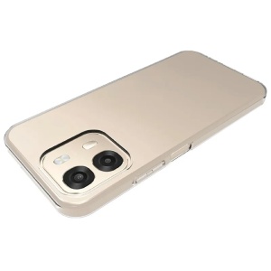 Husa pentru Oppo A6 4G din silicon transparent, set cu sticker, Clear Silicone, Transparenta - Img 3