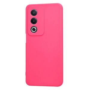 Husa pentru Oppo A80 5G din Silicon Catifelat, Protectie Premium, Skyddar SoftElegance - Fucsia - Img 3