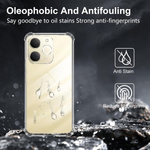 Husa pentru Oppo Find X9, SKYDDAR INNOVATION, Shockproof Clear Silicone, Silicon Slim, set cu sticker, Transparenta - Img 3