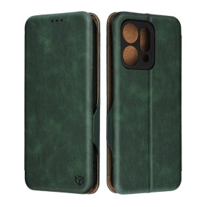 Husa pentru Oppo Reno14, SKYDDAR INNOVATION, Safe Wallet tip carte din Piele Ecologica, Suport Carduri, Inchidere Magnetica, set cu sticker, Verde - Img 6
