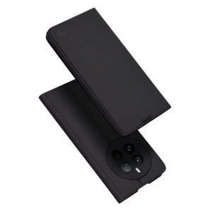 Husa pentru Realme 12 Pro / 12 Pro+, SKYDDAR INNOVATION, Magskin Book, tip Carte cu Portofel Interior, set cu sticker, Negru