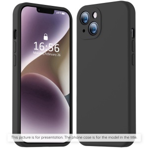 Husa pentru Realme 14 Pro+, SKYDDAR INNOVATION, SoftElegance din Silicon Catifelat, set cu sticker, Negru