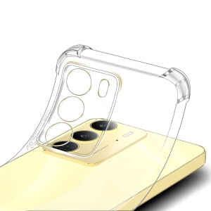 Husa pentru Realme 14x, SKYDDAR INNOVATION, Shockproof Clear Silicone, Slim Silicon, Transparenta, set cu sticker - Img 2