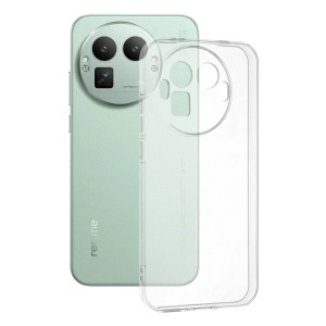 Husa pentru Realme GT 8 Pro, SKYDDAR INNOVATION, Shockproof MagSafe din silicon, set cu sticker, Transparenta
