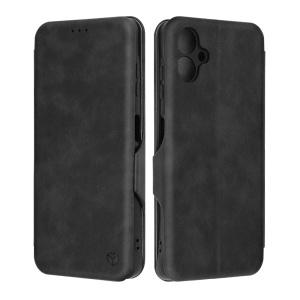 Husa pentru Samsung Galaxy A06, SKYDDAR INNOVATION, Safe Wallet tip carte din Piele Ecologica, Suport Carduri, Inchidere Magnetica, Negru, set cu sticker  - Img 9