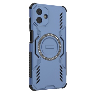 Husa pentru Samsung Galaxy A07 4G, SKYDDAR INOVATION, ArmorMag, Magsafe, set cu sticker, Albastru - Img 2