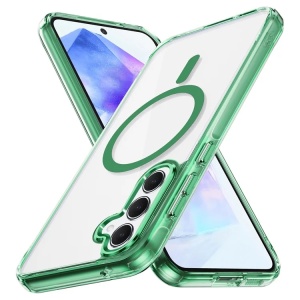 Husa pentru Samsung Galaxy A15 4G / Galaxy A15 5G cu Magsafe integrat, SKYDDAR Luxury Shield - Verde deschis - Img 2