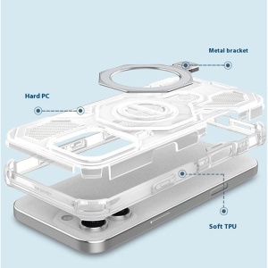 Husa pentru Samsung Galaxy A37 5G, Antisoc, SKYDDAR INOVATION, Carbon Shield PRO, Magsafe, set cu sticker, Roz - Img 10