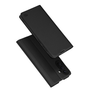 Husa pentru Samsung Galaxy A37 5G, SKYDDAR INNOVATION, Magskin Book, tip Carte cu Portofel Interior, set cu sticker, Negru
