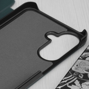 Husa pentru Samsung Galaxy A37 5G, tip carte, set cu sticker, eFold, Verde - Img 6