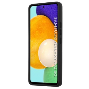 Husa pentru Samsung Galaxy A52 5G / Galaxy A52 4G / Galaxy A52s 5G, SKYDDAR INNOVATION, Glinth cu Inel Rotativ 360° Magnetic, Negru, set cu sticker - Img 10