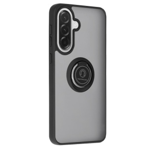 Husa pentru Samsung Galaxy A57 5G, SKYDDAR INNOVATION, Glinth cu Inel Rotativ 360° Magnetic, set cu sticker, Negru  - Img 7