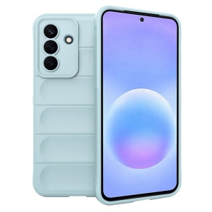 Husa pentru Samsung Galaxy A57 5G, SKYDDAR INNOVATION, Magic Shield, din Silicon Mat, set cu sticker, Bleu