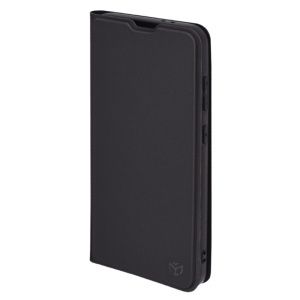 Husa pentru Samsung Galaxy M56, SKYDDAR INNOVATION, Magskin Book, tip Carte cu Portofel Interior, set cu sticker, Negru - Img 6