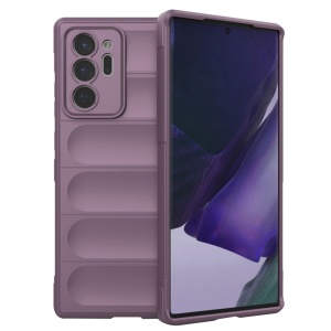 Husa pentru Samsung Galaxy Note 20 Ultra 5G / Galaxy Note 20 Ultra, SKYDDAR INNOVATION, Magic Shield, din Silicon Mat, set cu sticker, Mov