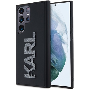 Husa pentru Samsung Galaxy S24 Ultra, 3D Design, Karl Lagerfeld, Negru