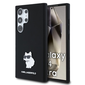 Husa pentru Samsung Galaxy S24 Ultra, Silicone, Karl Lagerfeld, Negru
