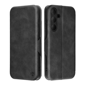 Husa pentru Samsung Galaxy S25 FE, SKYDDAR INNOVATION, Safe Wallet tip carte din Piele Ecologica, Suport Carduri, Inchidere Magnetica, set cu sticker, Negru - Img 6