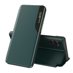 Husa pentru Samsung Galaxy S25 Plus, tip carte, set cu sticker, eFold, Verde