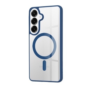 Husa pentru Samsung Galaxy S26 Edge, SKYDDAR INNOVATION, MagSafe Pro din silicon, set cu sticker, Albastru - Img 4