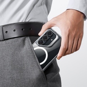 Husa pentru Samsung Galaxy S26 Plus, slim, ESR Classic Hybrid HaloLock Kickstand, Transparenta - Img 8