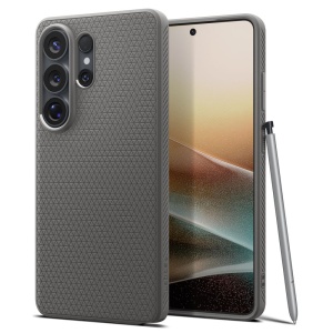 Husa pentru Samsung Galaxy S26 Ultra flexibila, Spigen Liquid Air, Cenusiu