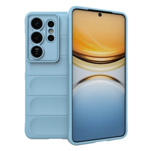 Husa pentru Samsung Galaxy S26 Ultra, SKYDDAR INNOVATION, Magic Shield, din Silicon Mat, set cu sticker, Bleu